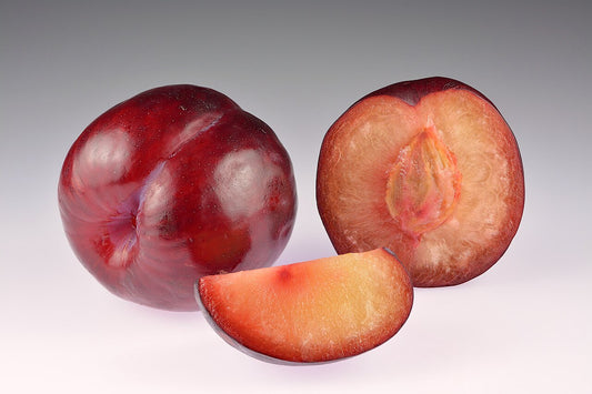 Plums — photo: Ivar Leidus, CC BY-SA 4.0, via Wikimedia Commons