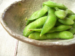 Fresh Edamame (Soybean) grown in Alabama by Wade Greens